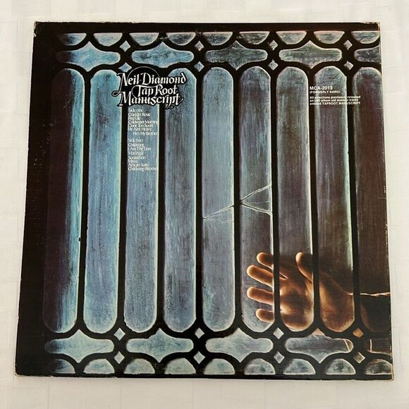 LP Vinyl Neil Diamond Tap Root Manuscript with Intact Dust Cover and Sleeve - Picture 2 of 9